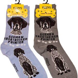 "GREY" Foozy German Shorthair Socks